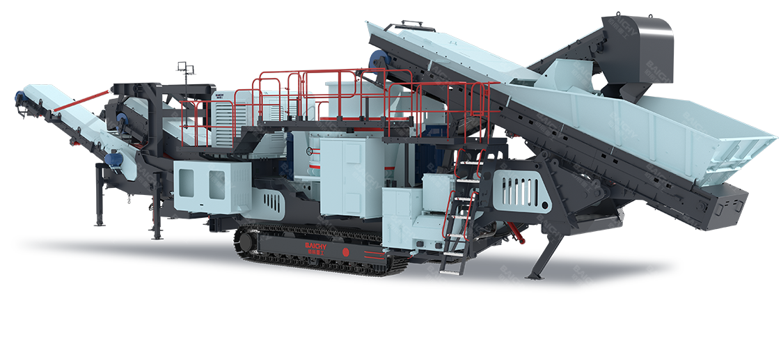 crawler sand making machine